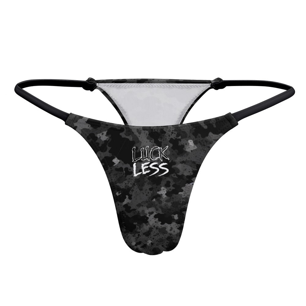 Luckless Outfitters Tactical Camo Thong — lifestyle context