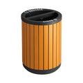 22-Gallon Heavy-Duty Commercial Outdoor Round Two-Stream Trash Can (SAK59821) – SAKSBY WHOLESALE