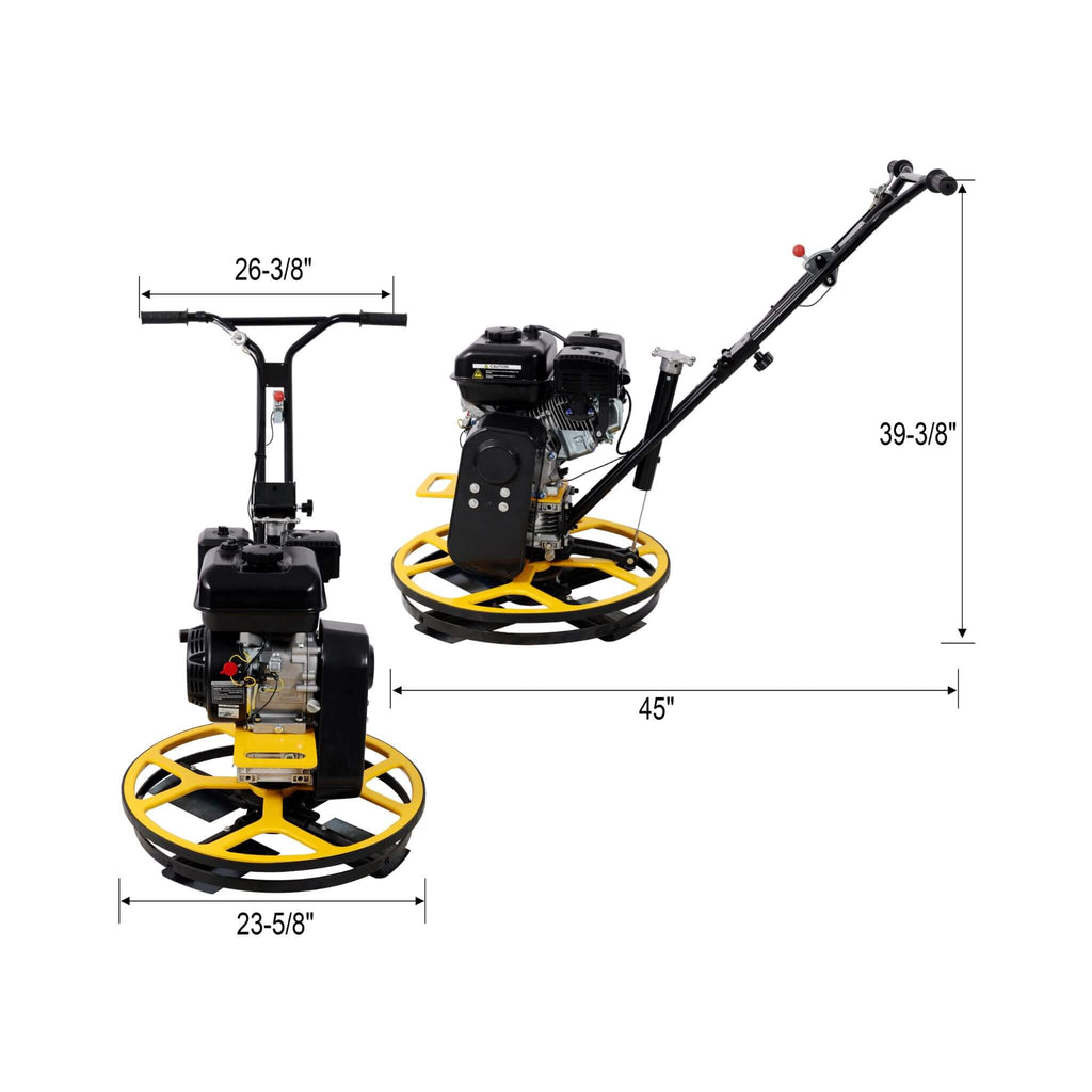 22-Inch 7HP Gas-Powered Walk-Behind Concrete Surface Finisher (SAK61802) – SAKSBY WHOLESALE, view 9