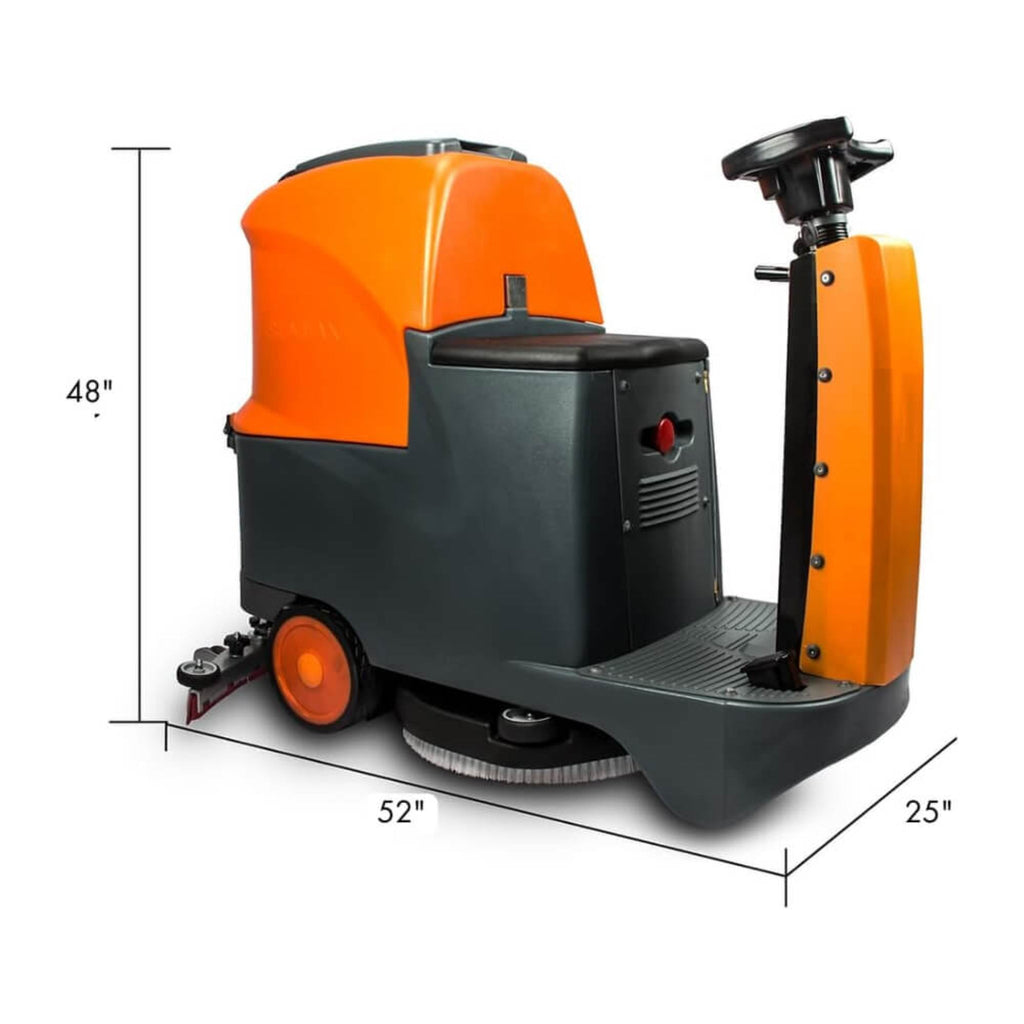 22-Inch Heavy-Duty Electric Industrial Ride-On Floor Scrubber With Dual Tanks (SAK40597) – SAKSBY WHOLESALE, view 8
