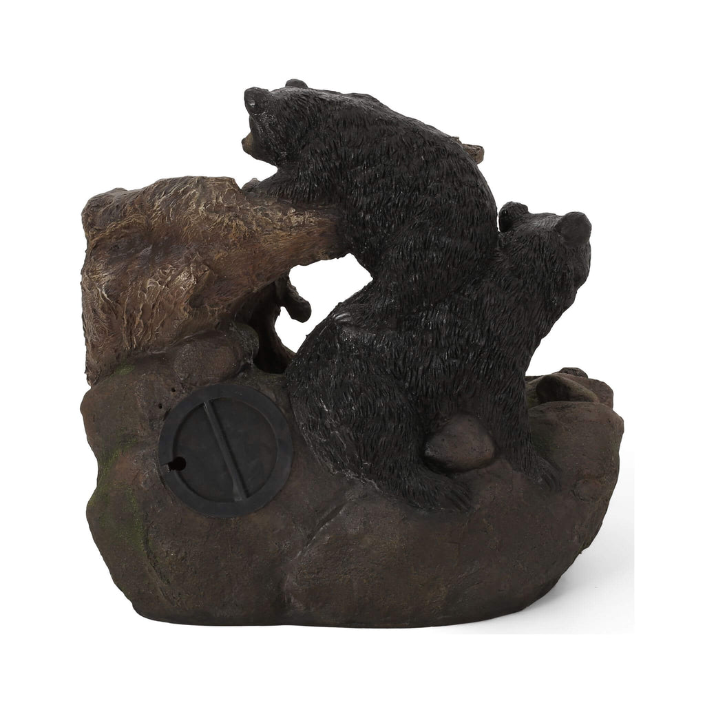 [CLEARANCE] Alora 22-Inch Weather-Resistant Outdoor Bears On A Log Floor Fountain With LED Lights (SAK77651) – SAKSBY WHOLESA