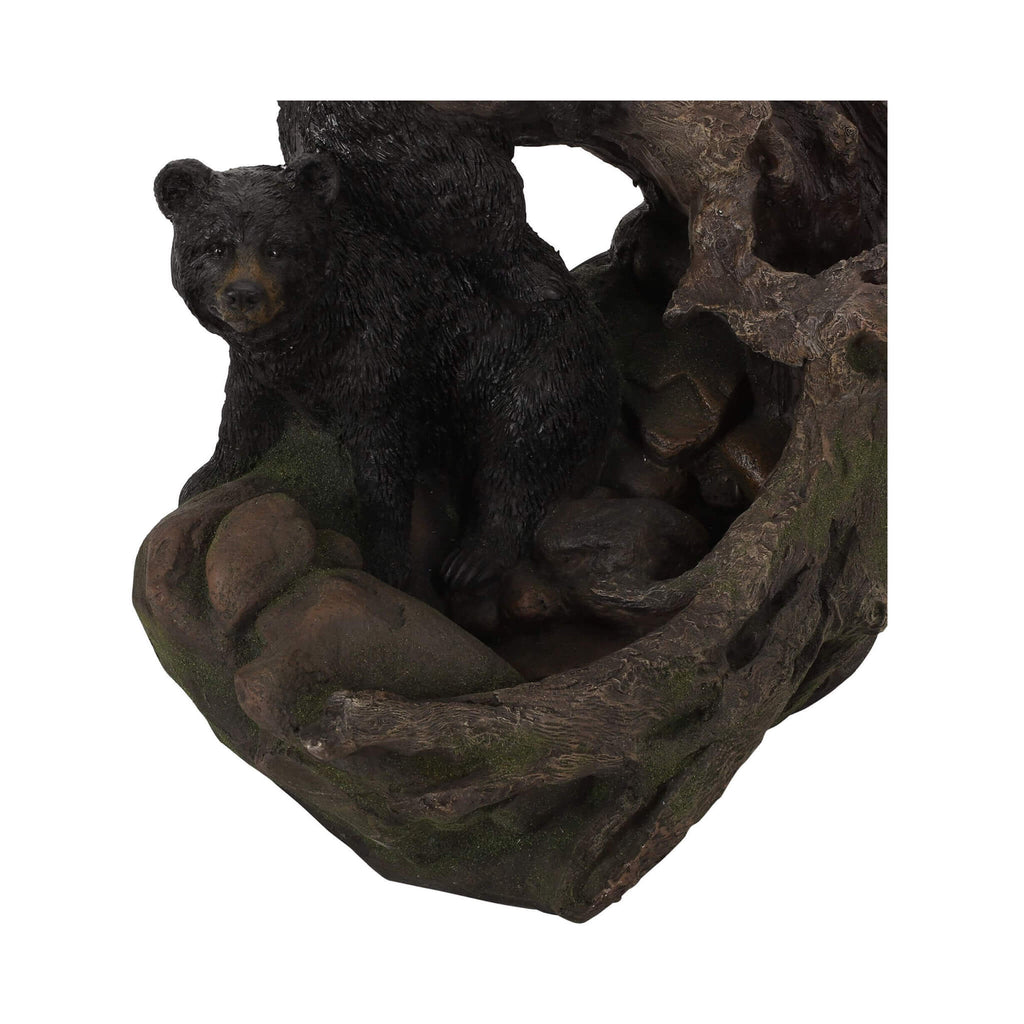 [CLEARANCE] Alora 22-Inch Weather-Resistant Outdoor Bears On A Log Floor Fountain With LED Lights (SAK77651) – SAKSBY WHOLESA