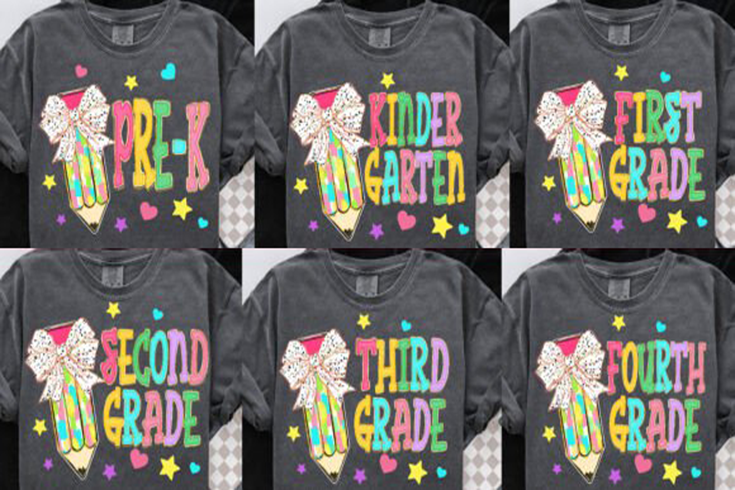 A Blessed Texas Mess Boutique First Grade Pre K Second Third Grade fourth grade Teacher Shirt, Back to… — main product shot