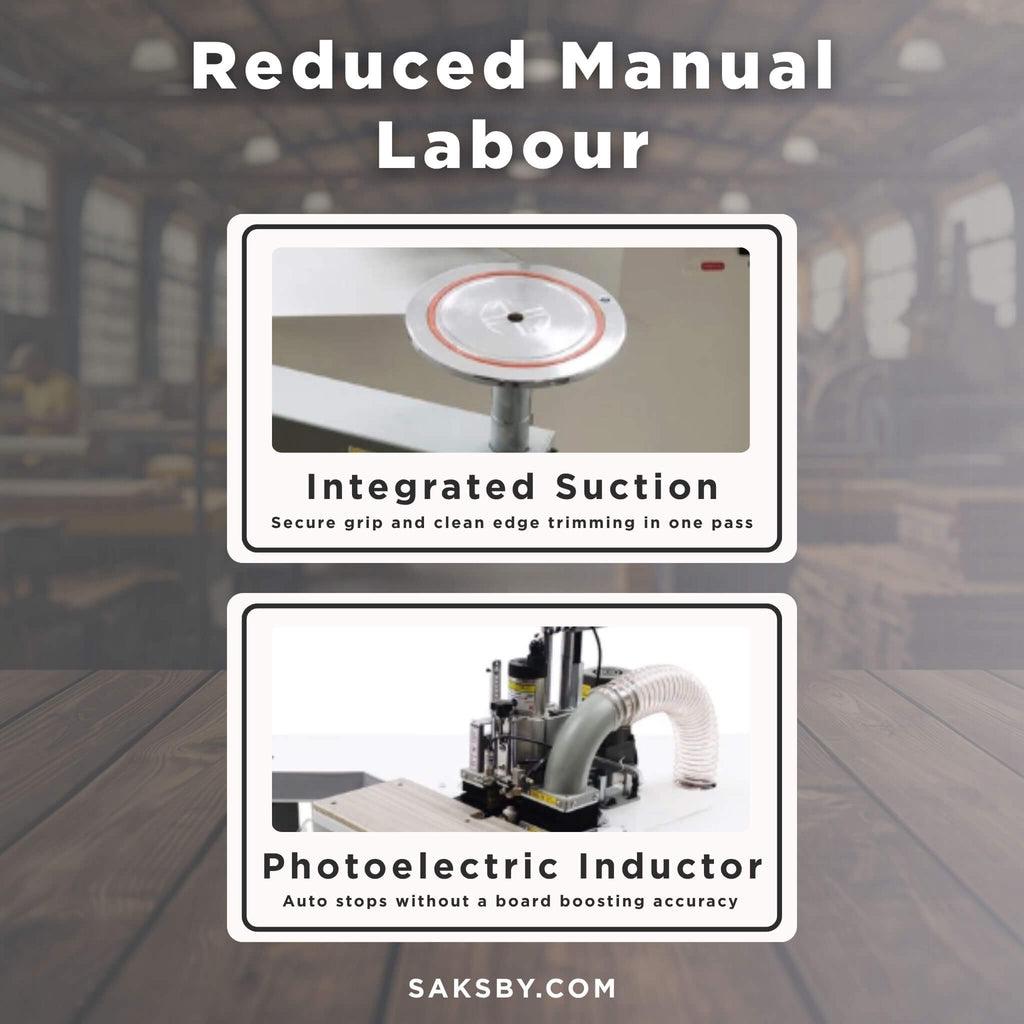 220V Curved Edge Trimming Machine With Foldable Arm (SAK60739) – SAKSBY WHOLESALE, view 3