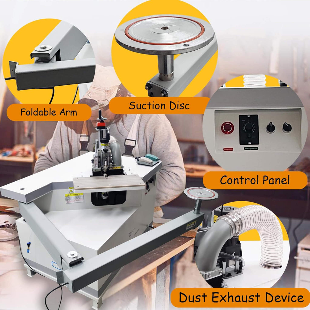 220V Curved Edge Trimming Machine With Foldable Arm (SAK60739) – SAKSBY WHOLESALE, view 8