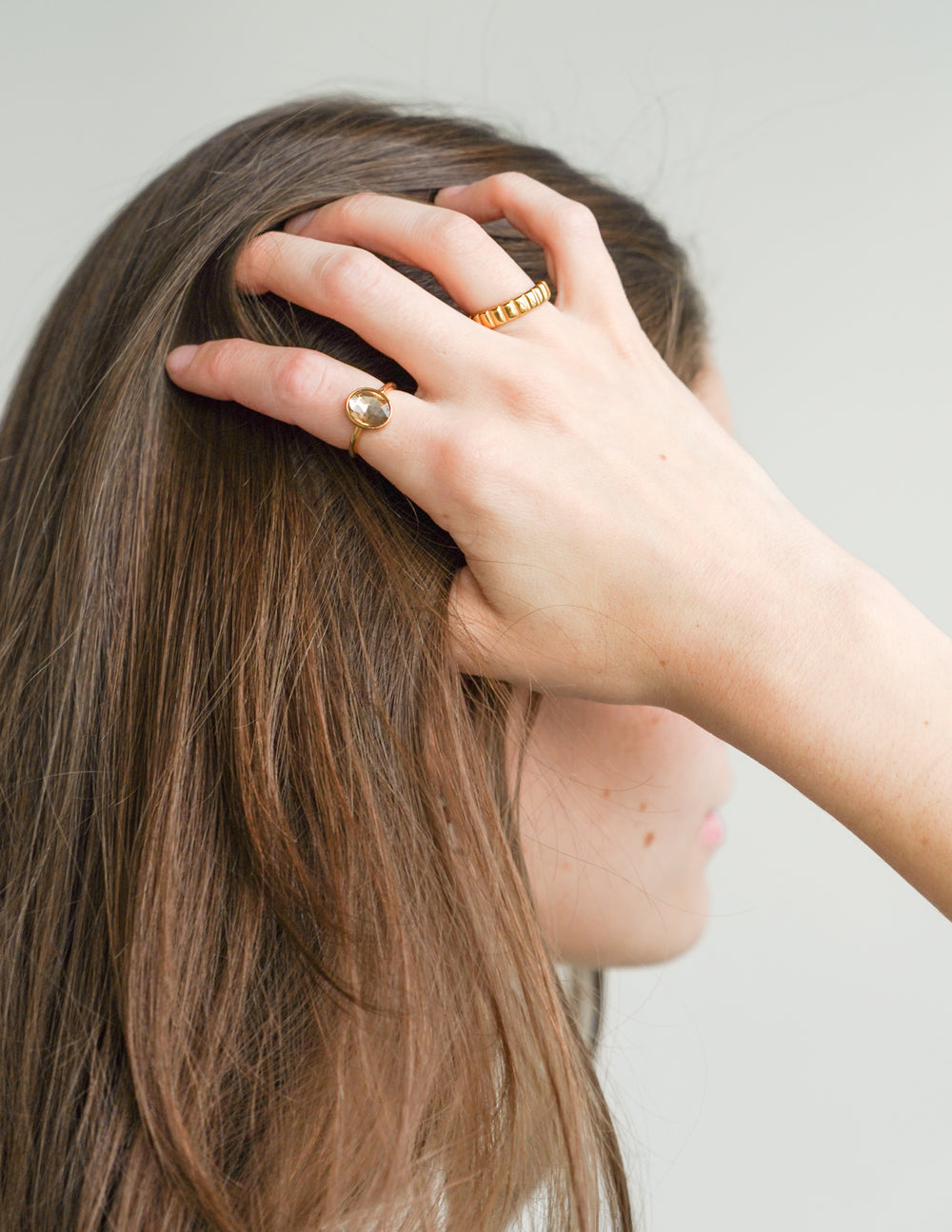 Elevated Faith Spacer Ring — back view