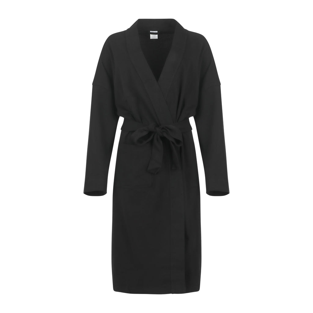 Organic Cotton Knitted Kimono Robe – Pure Fiber, view 5