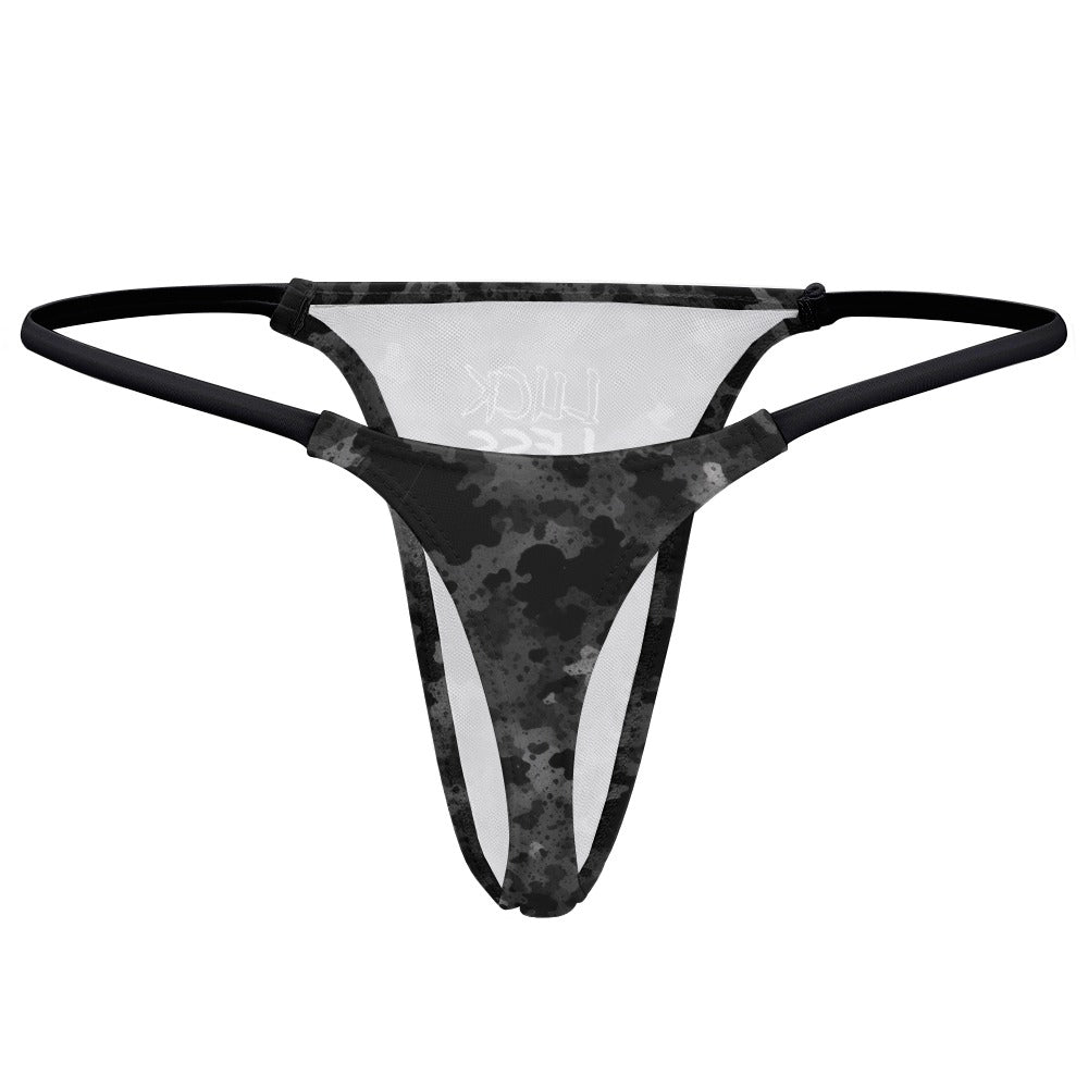 Luckless Outfitters Tactical Camo Thong — back view