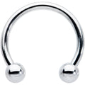 BodyCandy 16G STEEL HORSE SHOE Circular Barbell 3/8 3mm — main product shot