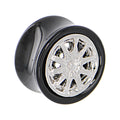 BodyCandy 20mm Black Acrylic WHEEL FRAME Saddle Plug — main product shot