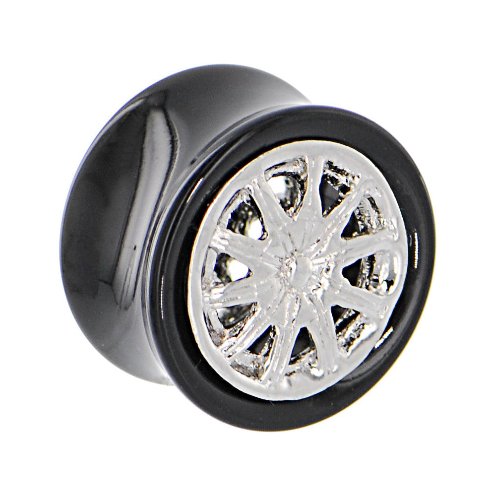 BodyCandy 20mm Black Acrylic WHEEL FRAME Saddle Plug — main product shot