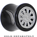BodyCandy 1/2 Black Acrylic WHEEL FRAME Saddle Plug — main product shot