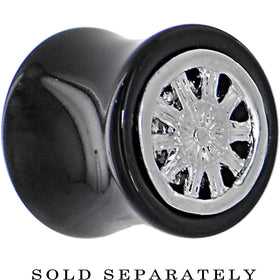 1/2 Black Acrylic WHEEL FRAME Saddle Plug