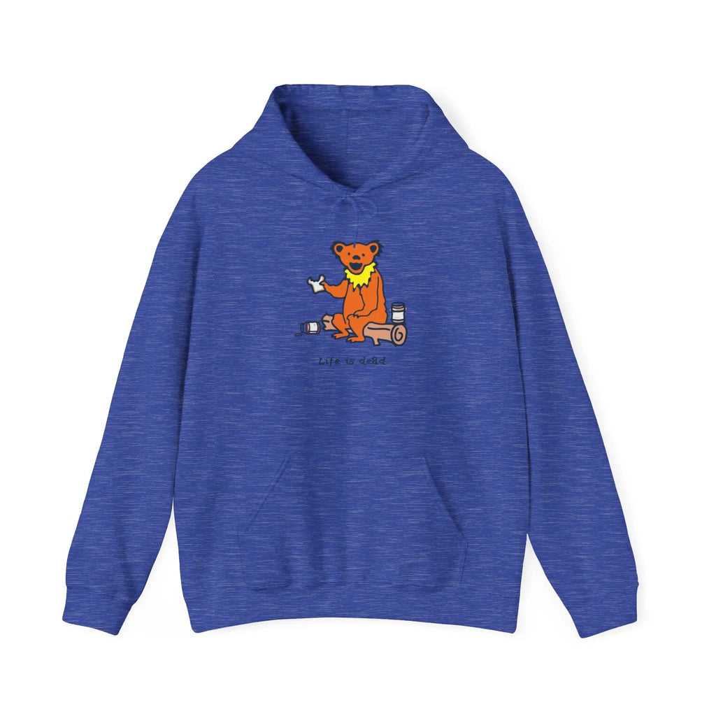 Life is Dead Snackin' Bear Hoodie