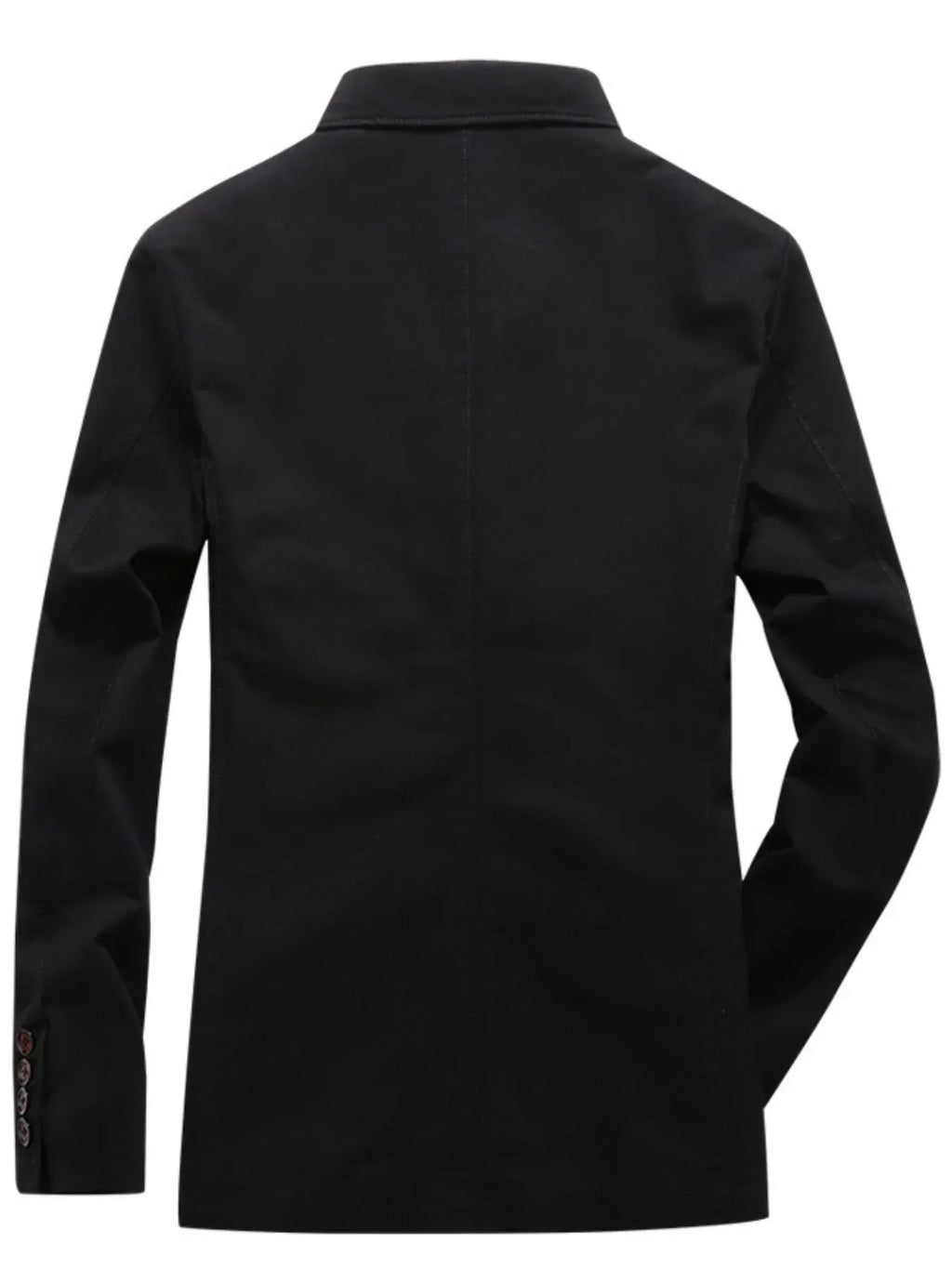 Men's Plus Size Button Up Long Sleeve Blazer