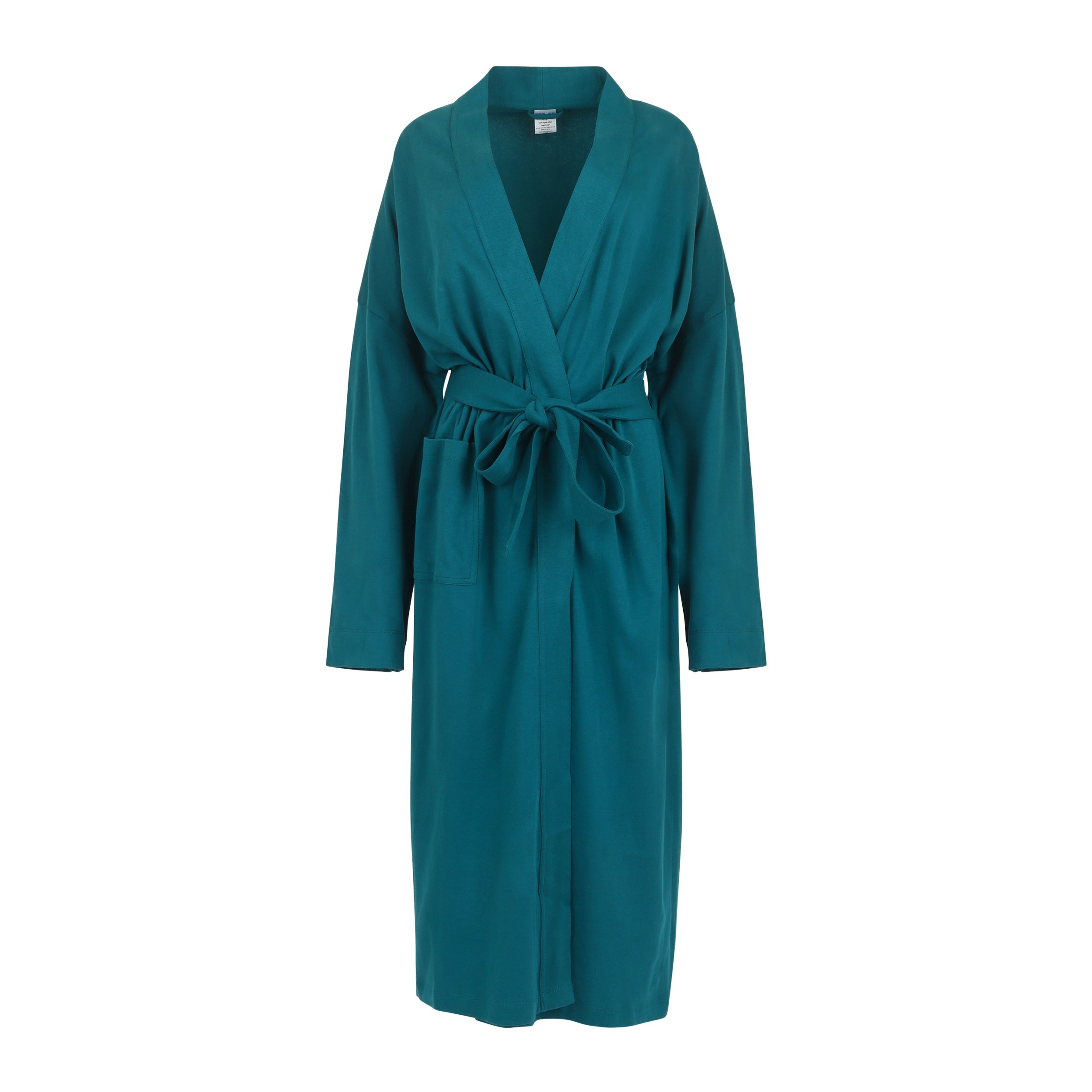 Organic Cotton Knitted Kimono Robe – Pure Fiber, view 12