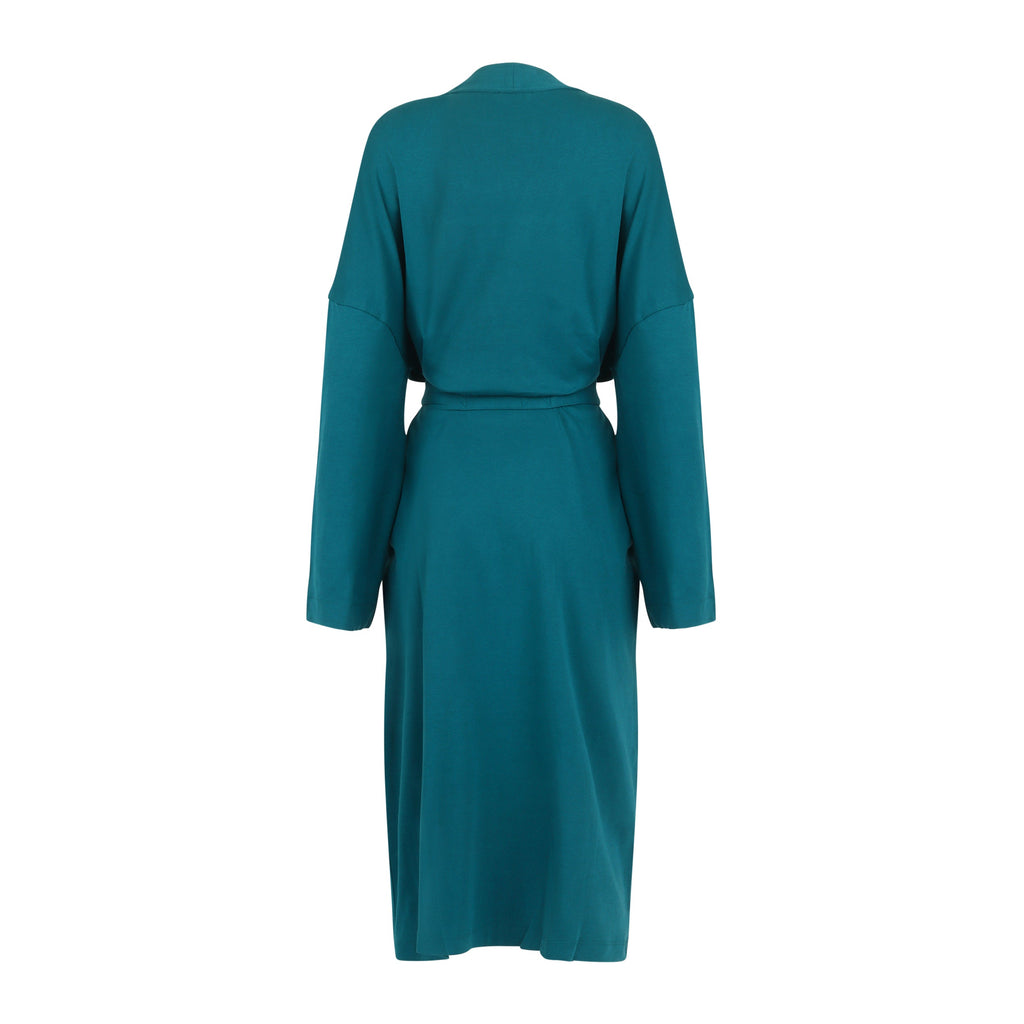 Organic Cotton Knitted Kimono Robe – Pure Fiber, view 13