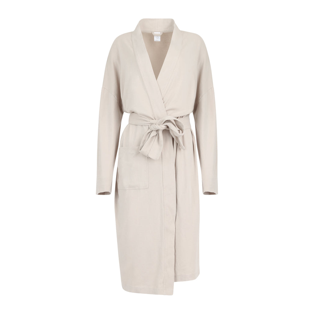 Organic Cotton Knitted Kimono Robe – Pure Fiber
