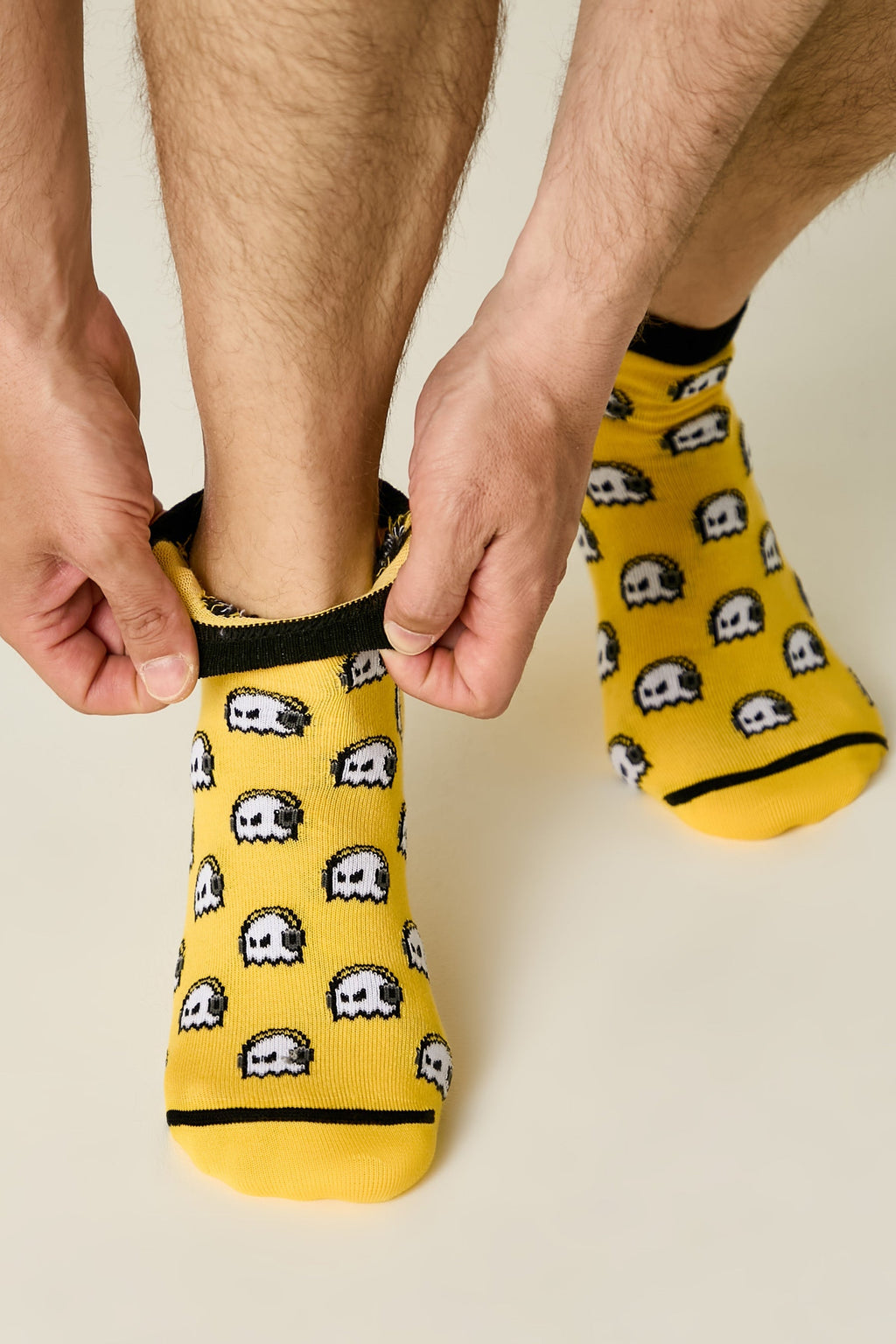 TheRanok.com Conte Cotton Ankle Socks Diwari Happy 173 — detail close-up