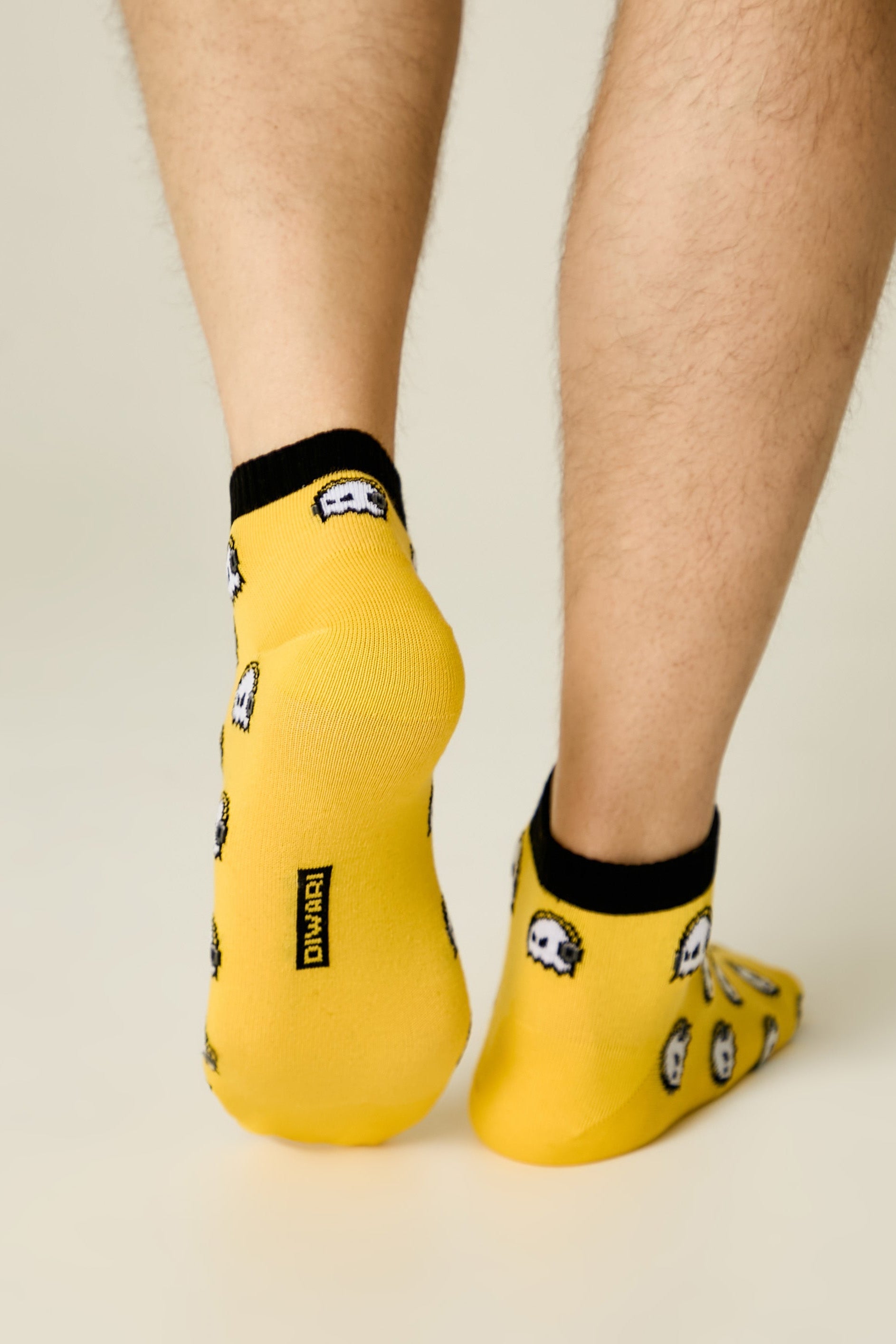 TheRanok.com Conte Cotton Ankle Socks Diwari Happy 173 — back view