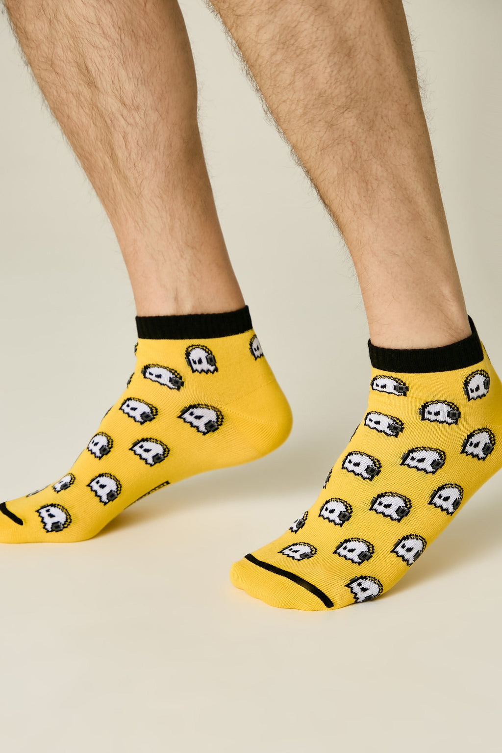 TheRanok.com Conte Cotton Ankle Socks Diwari Happy 173 — side view