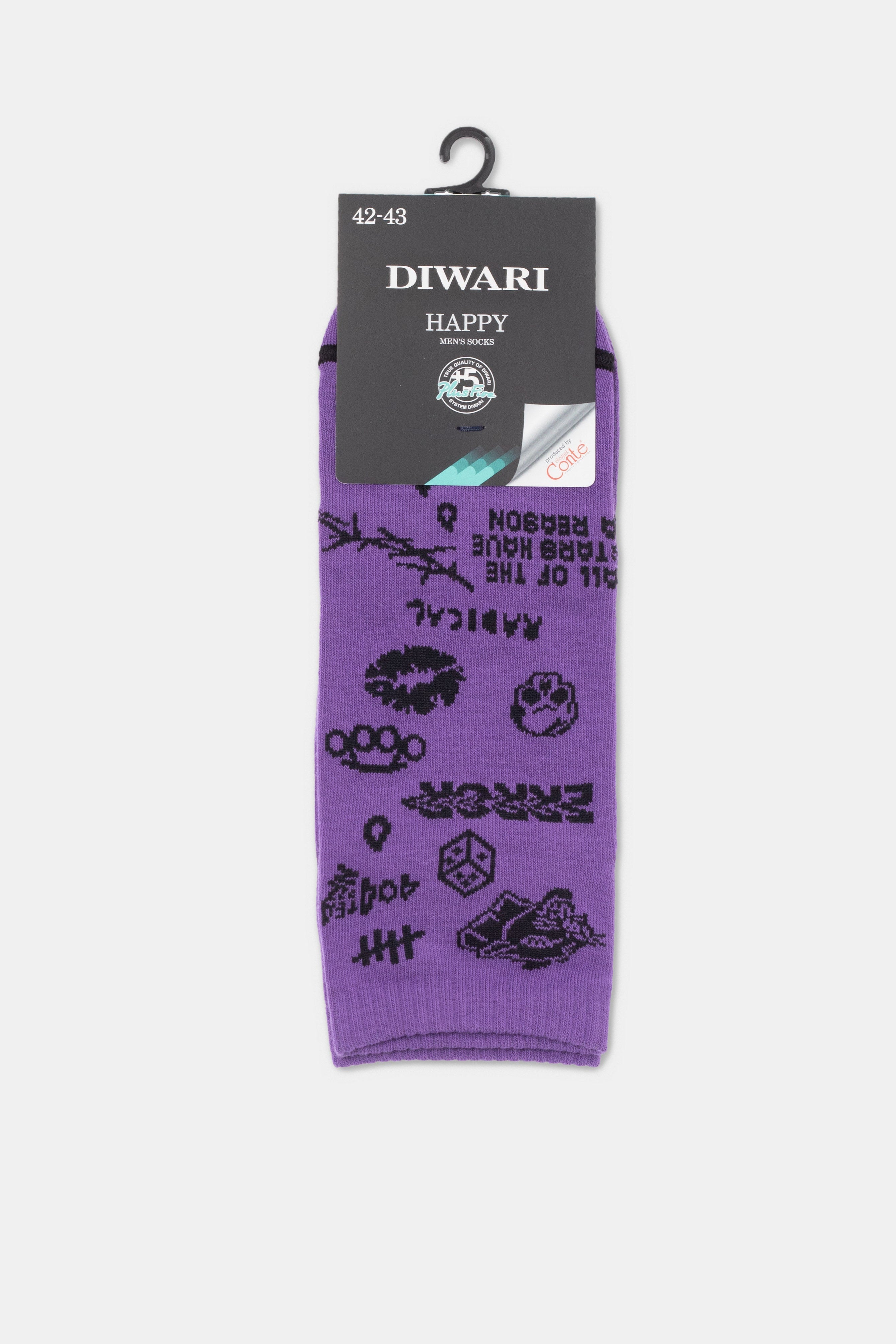 TheRanok.com Conte Cotton Ankle Socks Diwari Happy 174 — size reference
