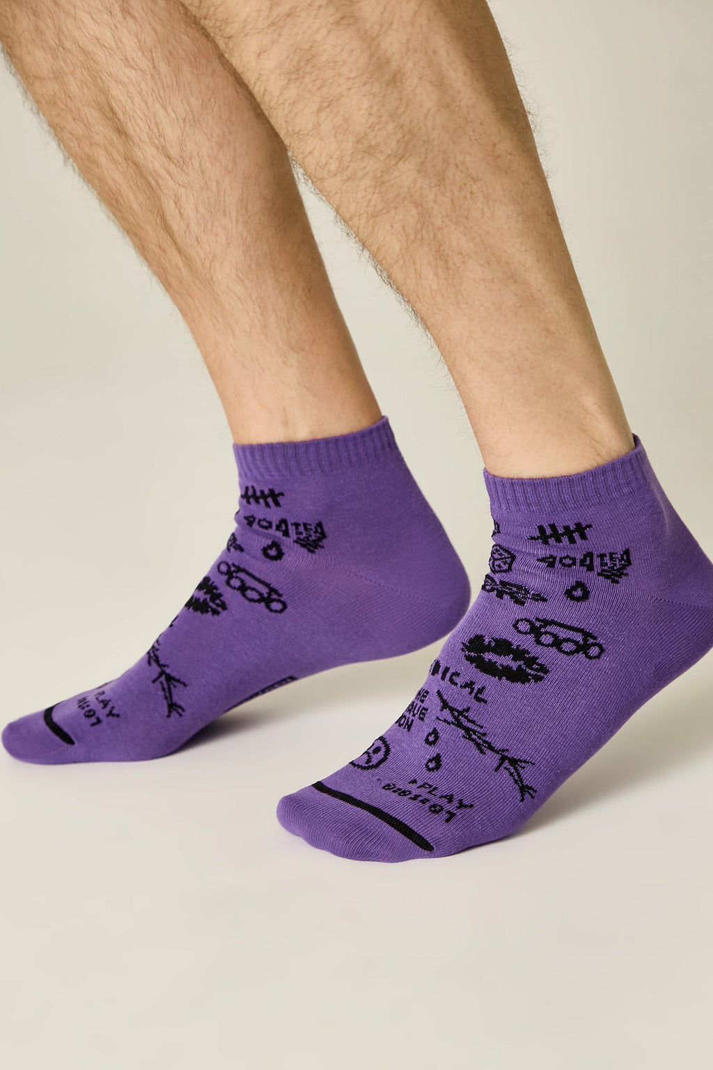 TheRanok.com Conte Cotton Ankle Socks Diwari Happy 174 — back view