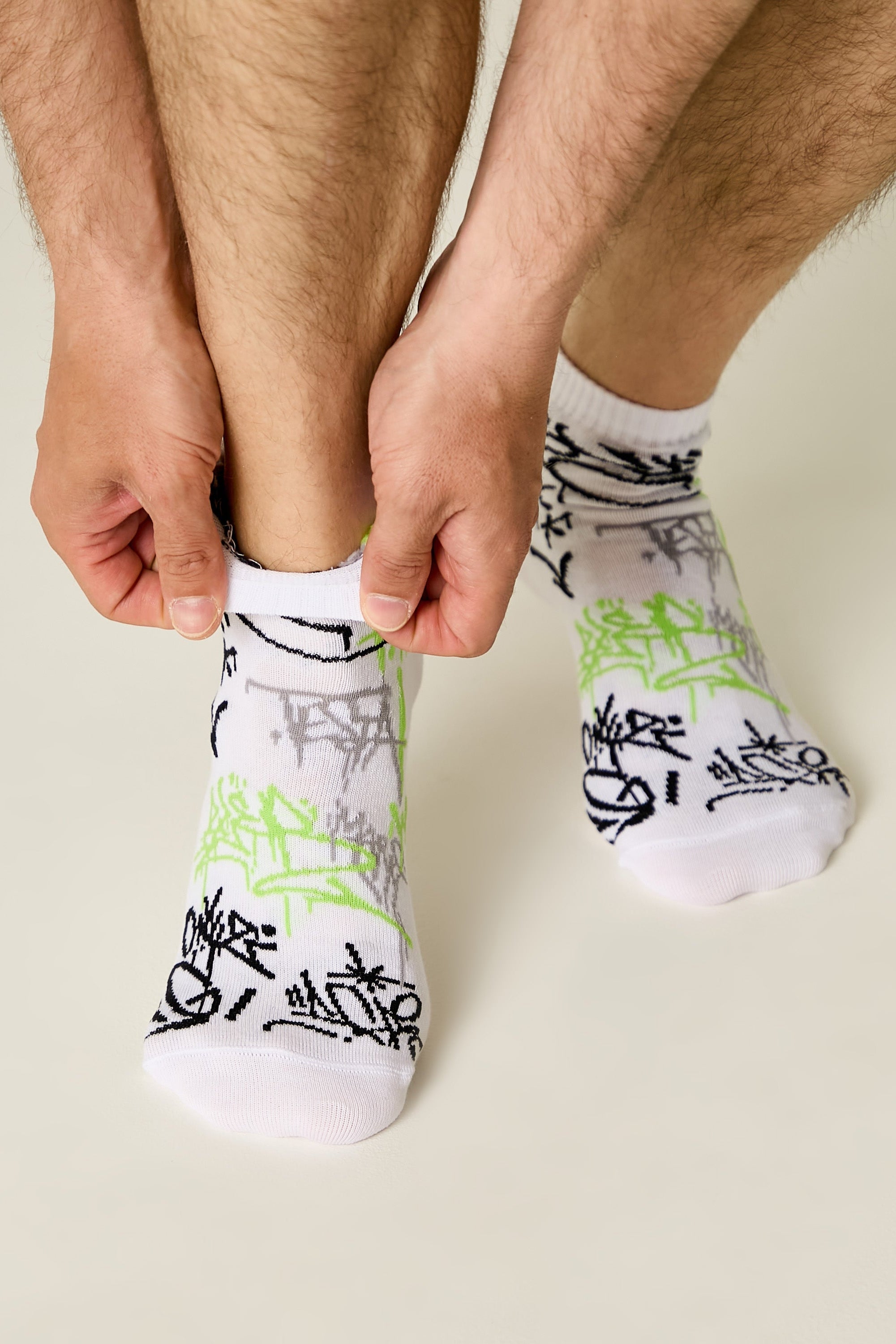 TheRanok.com Conte Cotton Ankle Socks Diwari Happy 178 — main product shot