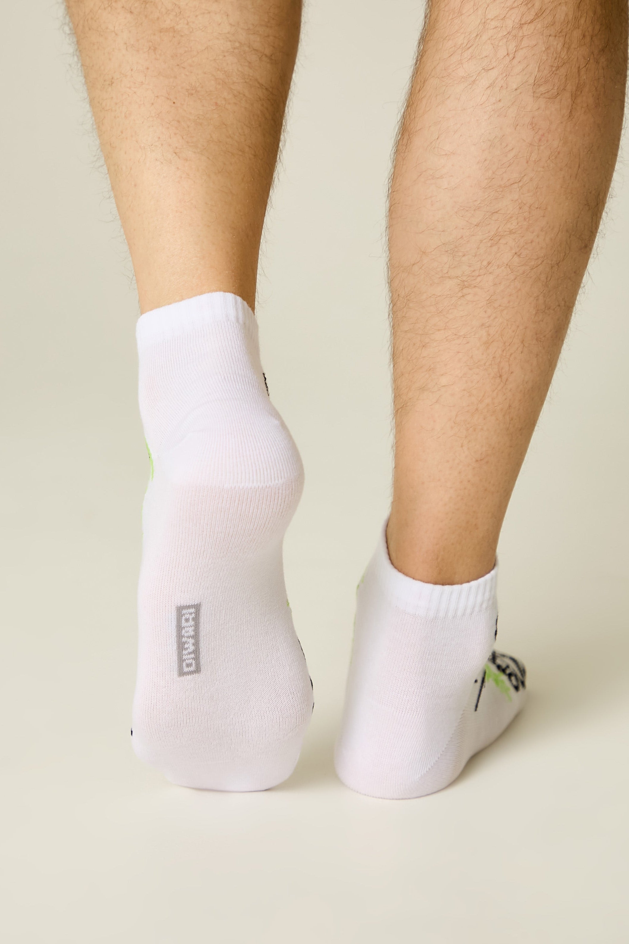 TheRanok.com Conte Cotton Ankle Socks Diwari Happy 178 — side view