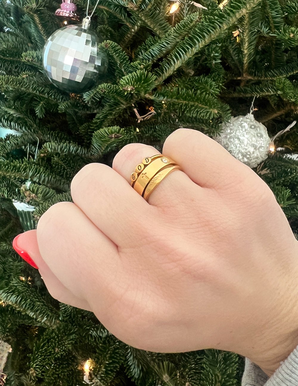 Elevated Faith Eternity Gem Ring — detail shot 6