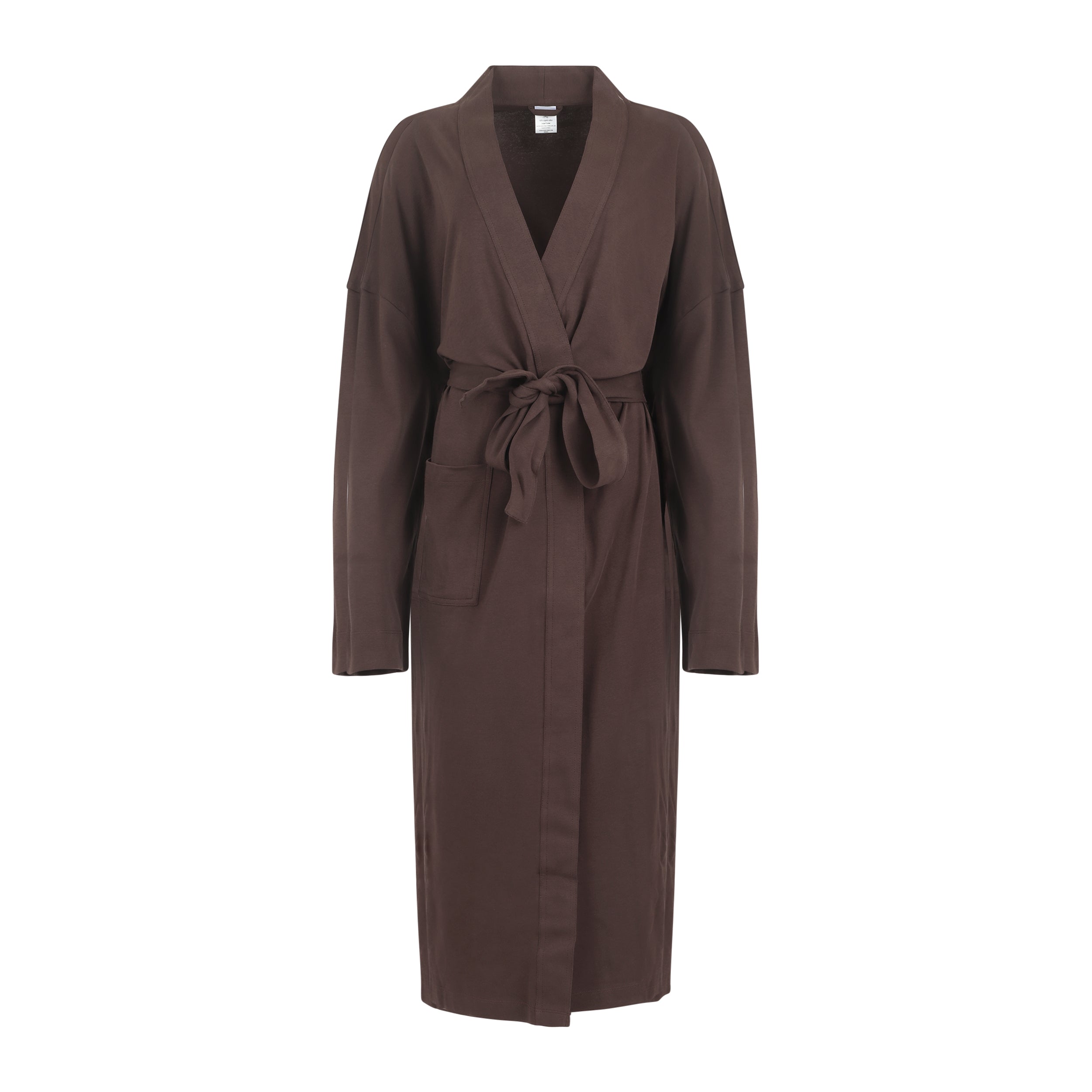 Organic Cotton Knitted Kimono Robe – Pure Fiber, view 8