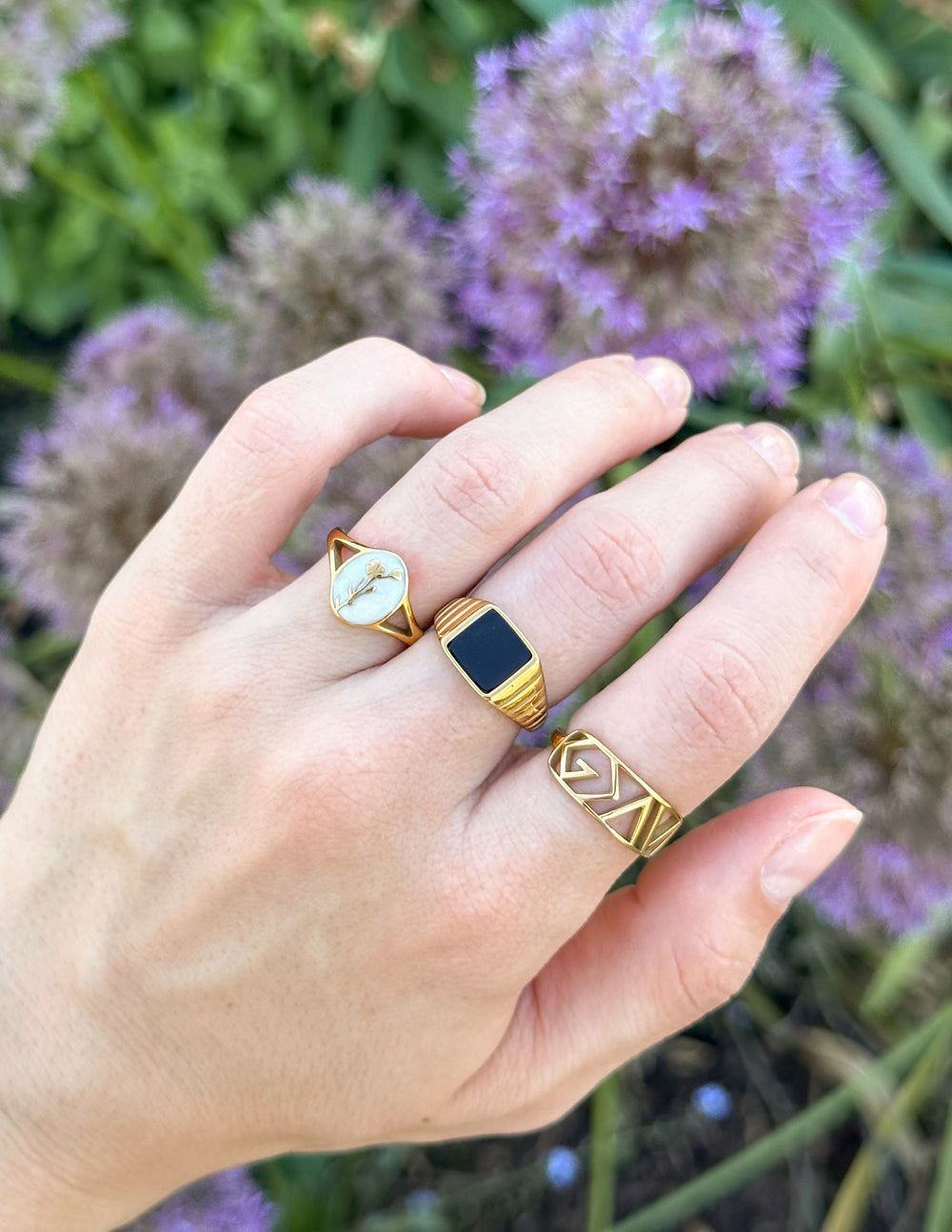 Elevated Faith Highs and Lows Statement Ring — side view