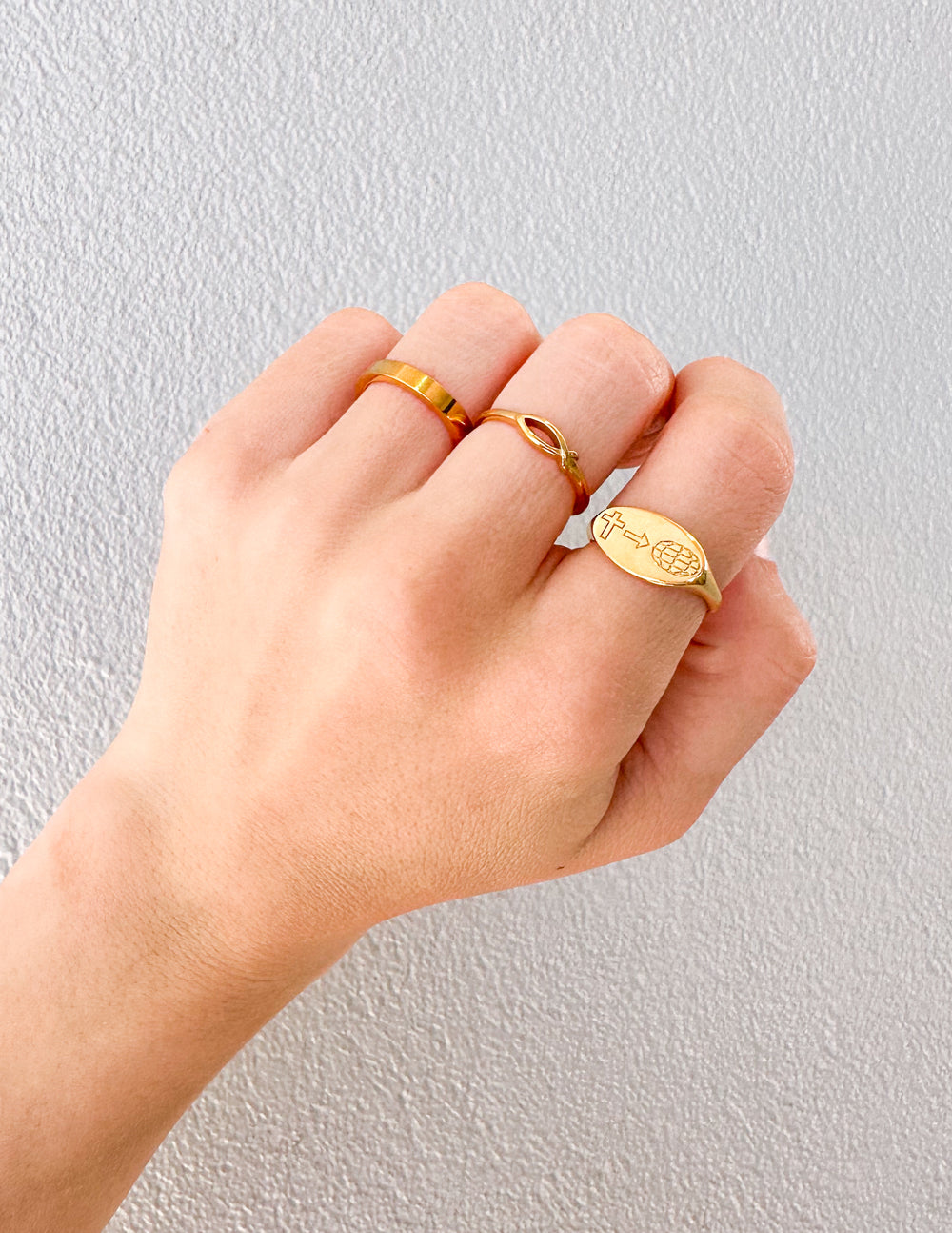 Elevated Faith Disciple Ring — lifestyle context