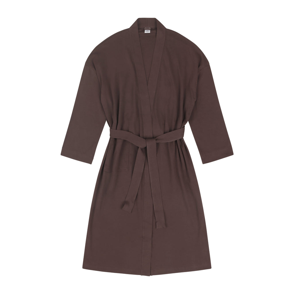 Organic Cotton Knitted Kimono Robe – Pure Fiber, view 10