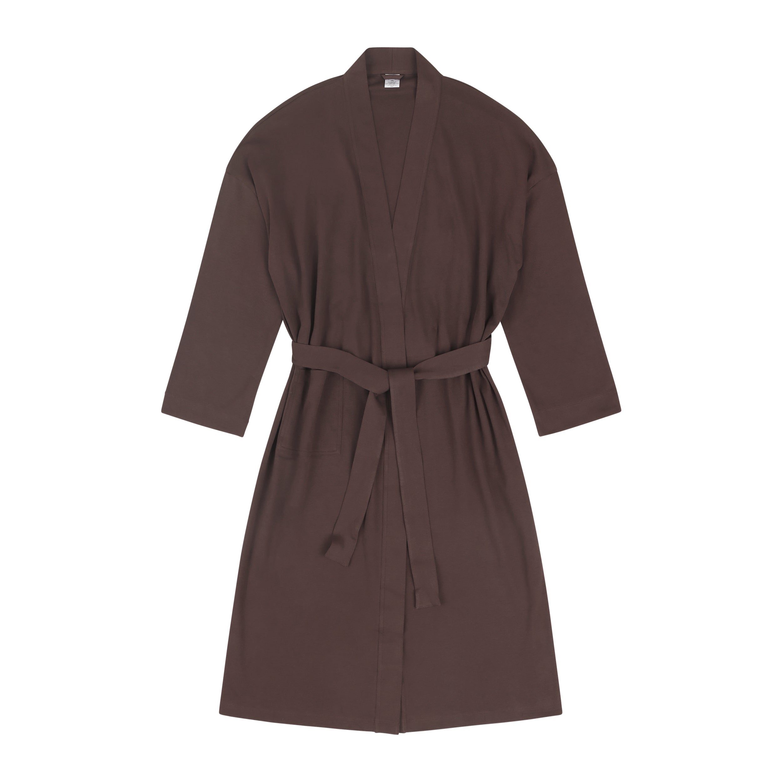 Organic Cotton Knitted Kimono Robe – Pure Fiber, view 10