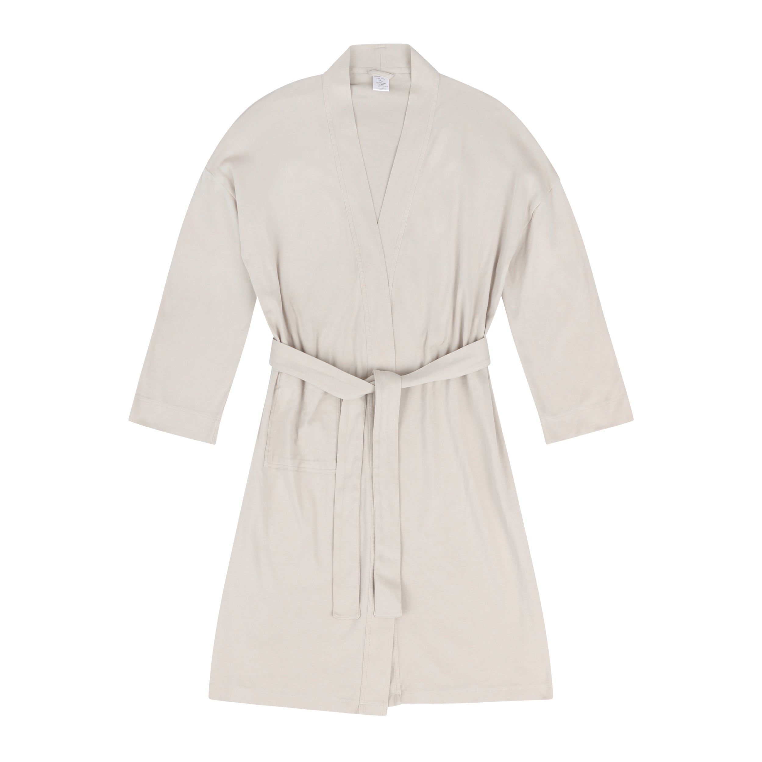 Organic Cotton Knitted Kimono Robe – Pure Fiber, view 4