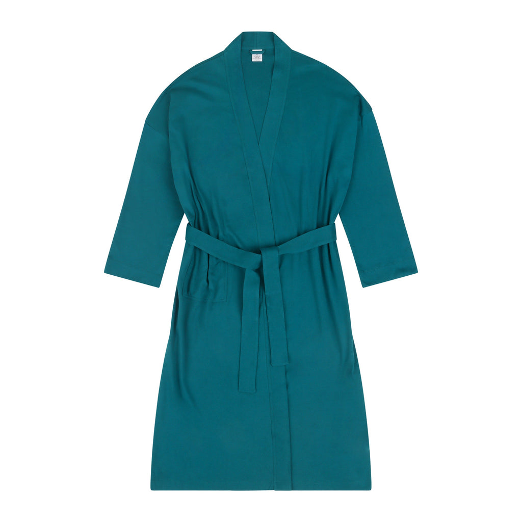 Organic Cotton Knitted Kimono Robe – Pure Fiber, view 14