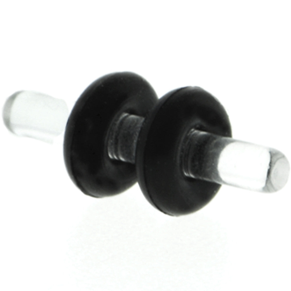 BodyCandy 14G Clear Acrylic Plug — main product shot