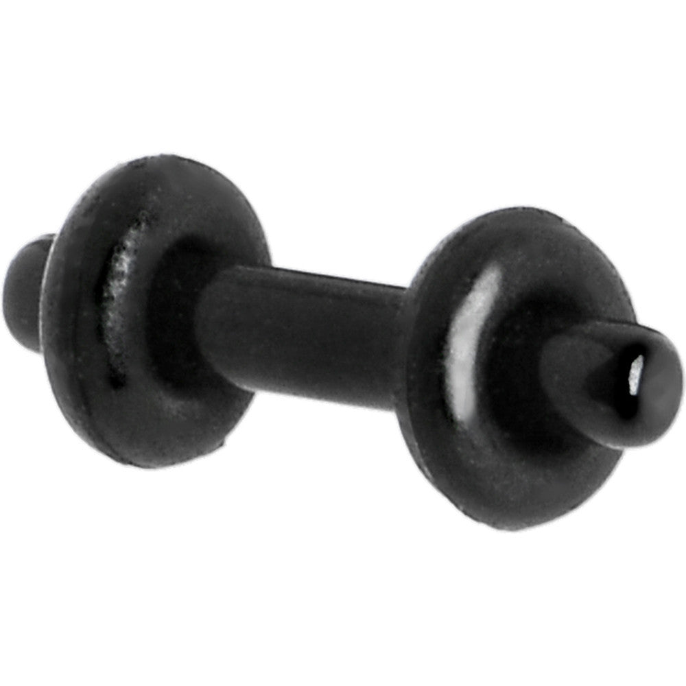BodyCandy 12G Black Acrylic Plug Set — main product shot