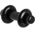 BodyCandy 8G Black Acrylic Plug — main product shot