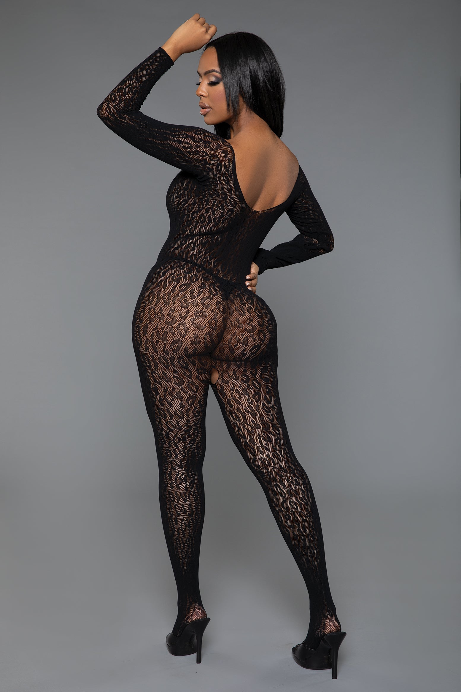 Love Spark Cove | Intimate Apparel, Pleasure Shop & Free Shipping 2354 Animal Instinct Bodystocking — detail close-up