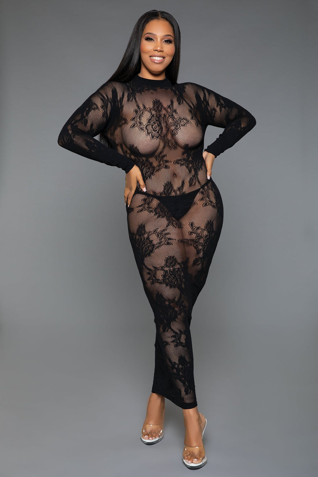 Love Spark Cove | Intimate Apparel, Pleasure Shop & Free Shipping 2356 Innocent Touch Dress — back view