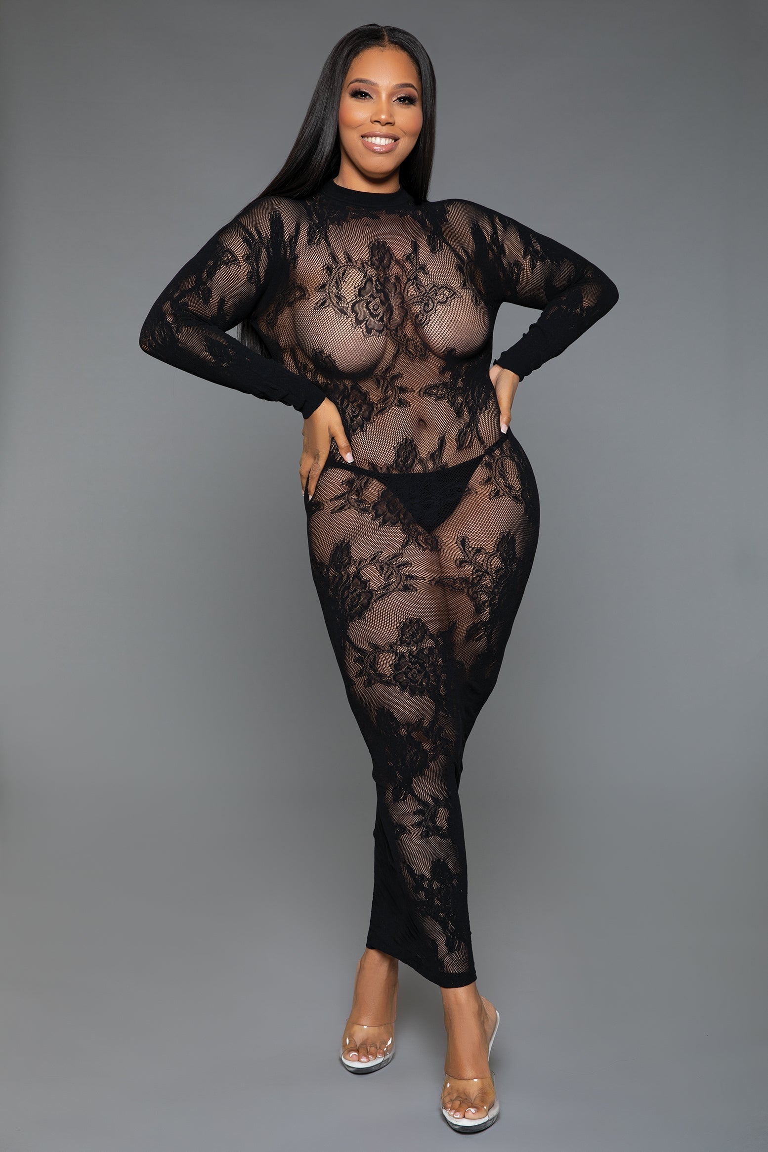 Love Spark Cove | Intimate Apparel, Pleasure Shop & Free Shipping 2356 Innocent Touch Dress — back view