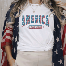 America Land Of The Free Shirt, 4th of July Shirt, Stars stripes  Shirt,…