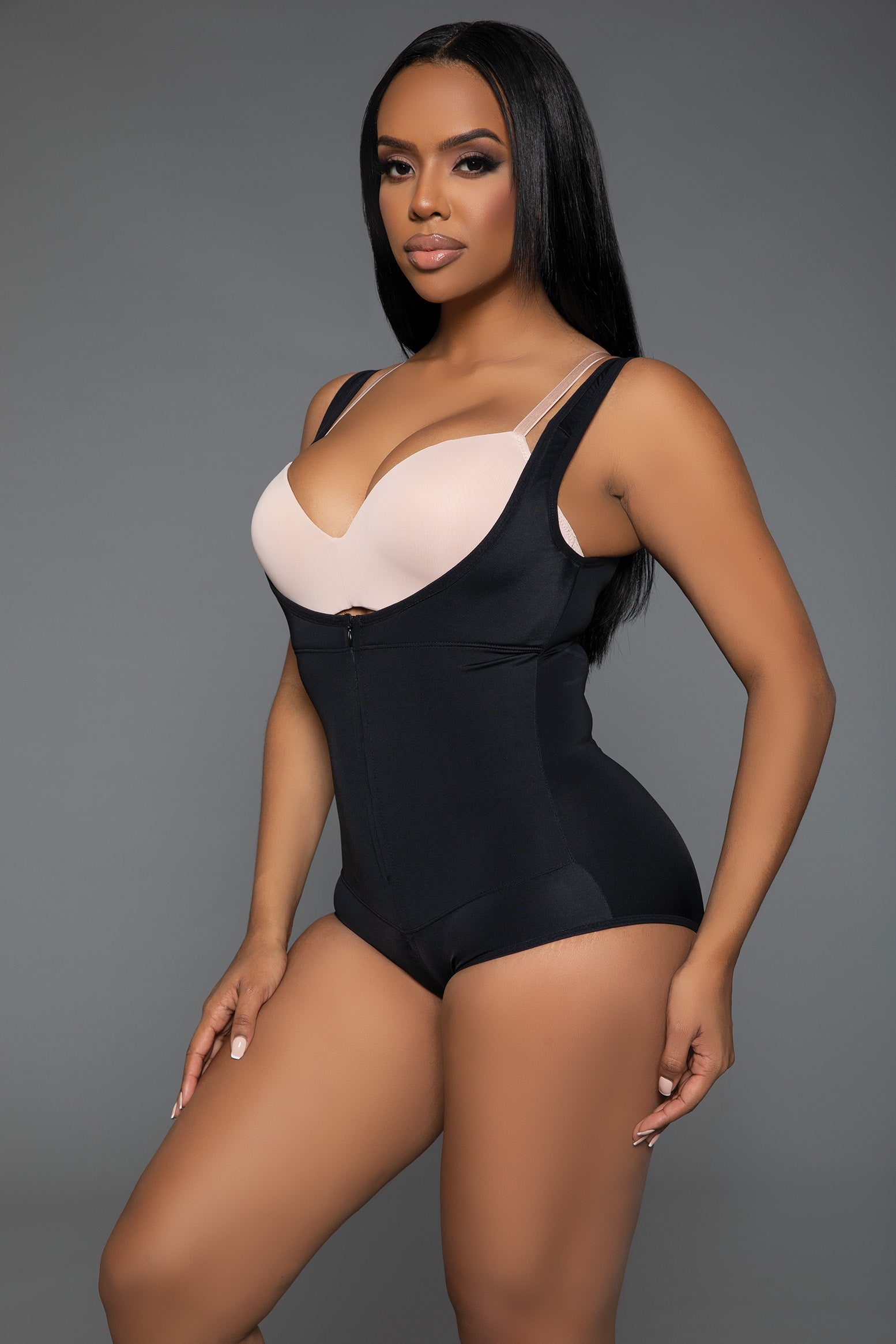 Love Spark Cove | Intimate Apparel, Pleasure Shop & Free Shipping 2375 Keep It Tight Bodysuit Shaper — side view