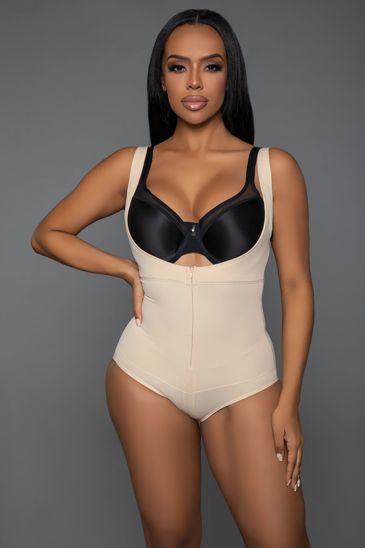 Love Spark Cove | Intimate Apparel, Pleasure Shop & Free Shipping 2375 Keep It Tight Bodysuit Shaper — color detail