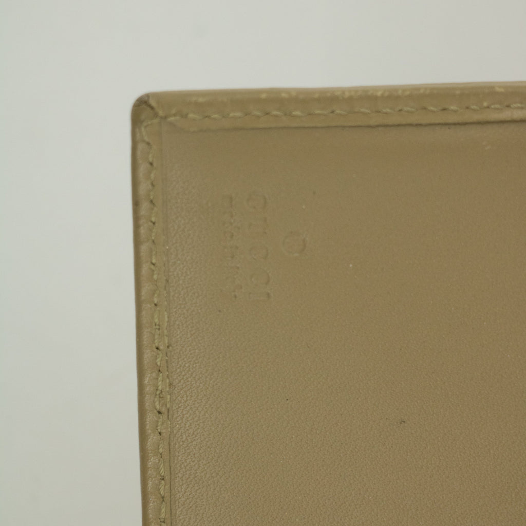 Bolt Boutique Gucci Beige Jackie Micro Guccisima Leather Compact Wallet  #2390 — alternative angle