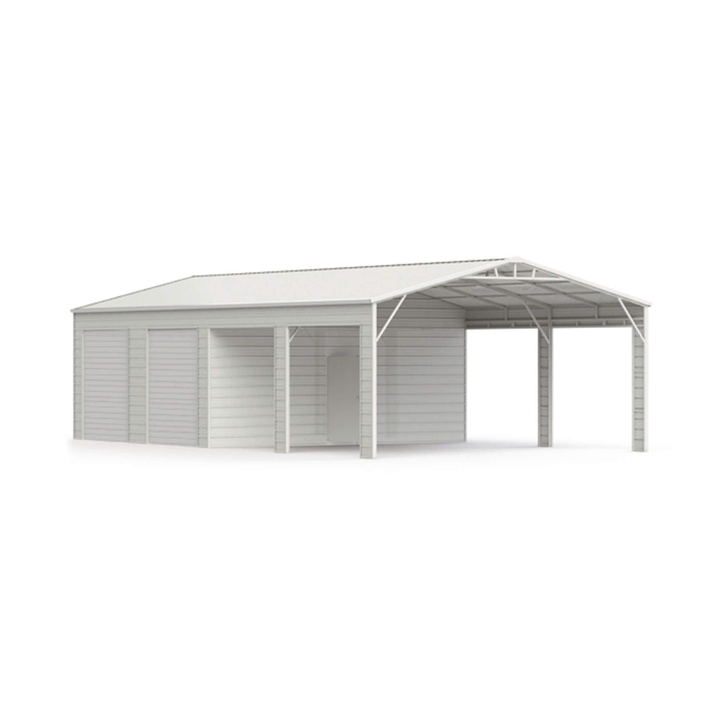 [23X46FT] Heavy-Duty Steel Garage Storage Shed With Reinforced Roof And 2 Doors (SAK29384) – SAKSBY WHOLESALE, view 9