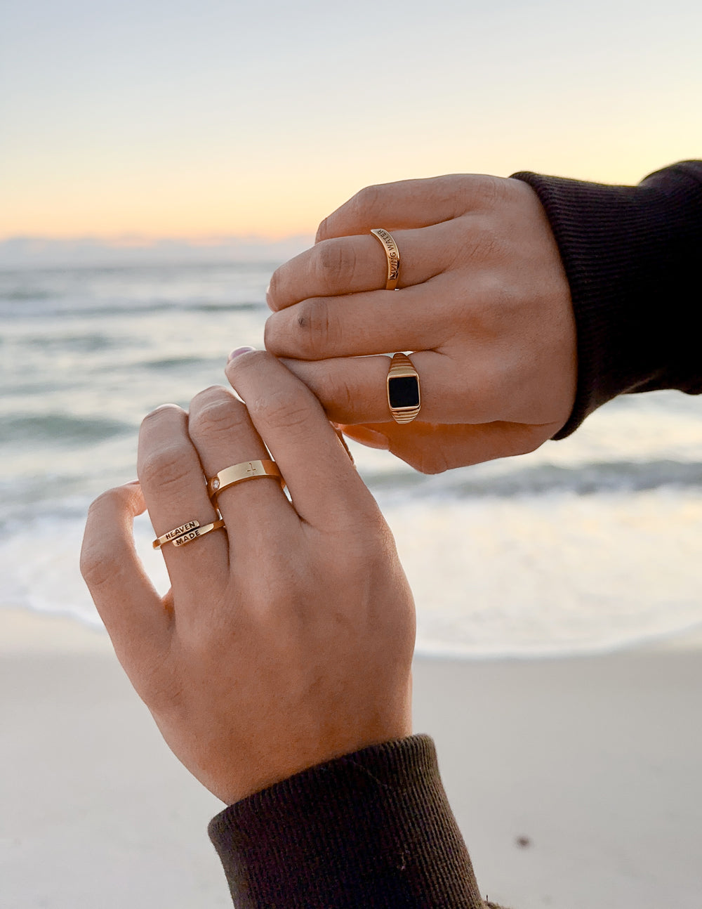Elevated Faith Living Water Ring — back view