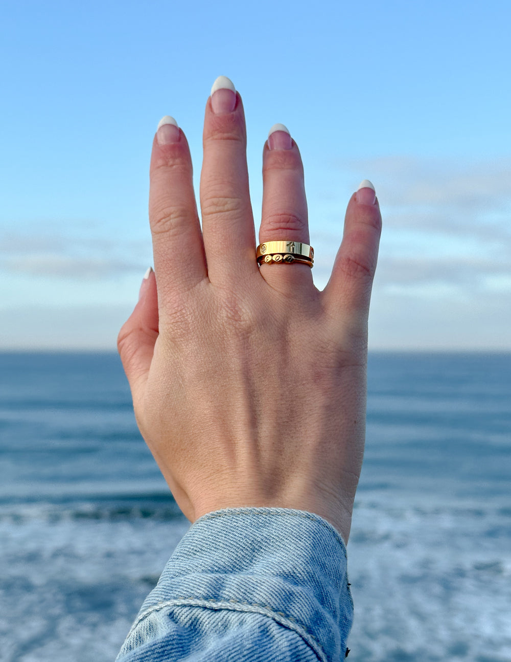 Elevated Faith Eternity Gem Ring — construction detail
